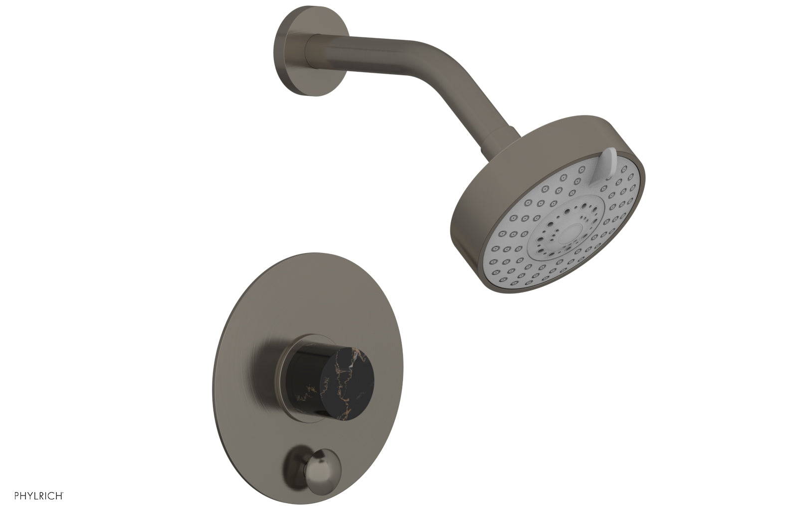 BASIC II Pressure Balance Shower and Diverter Set (Less Spout) 4-190