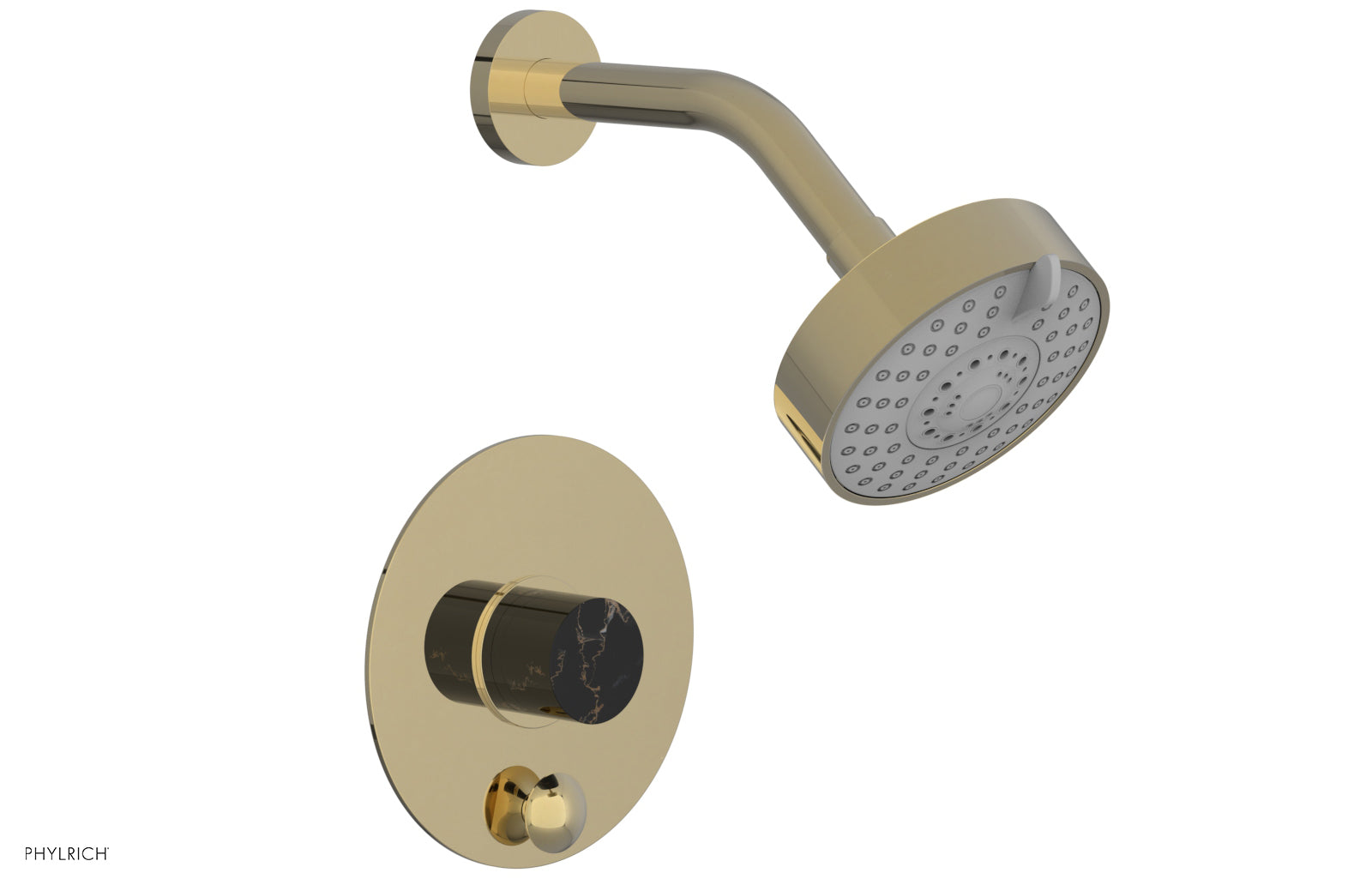 BASIC II Pressure Balance Shower and Diverter Set (Less Spout) 4-190