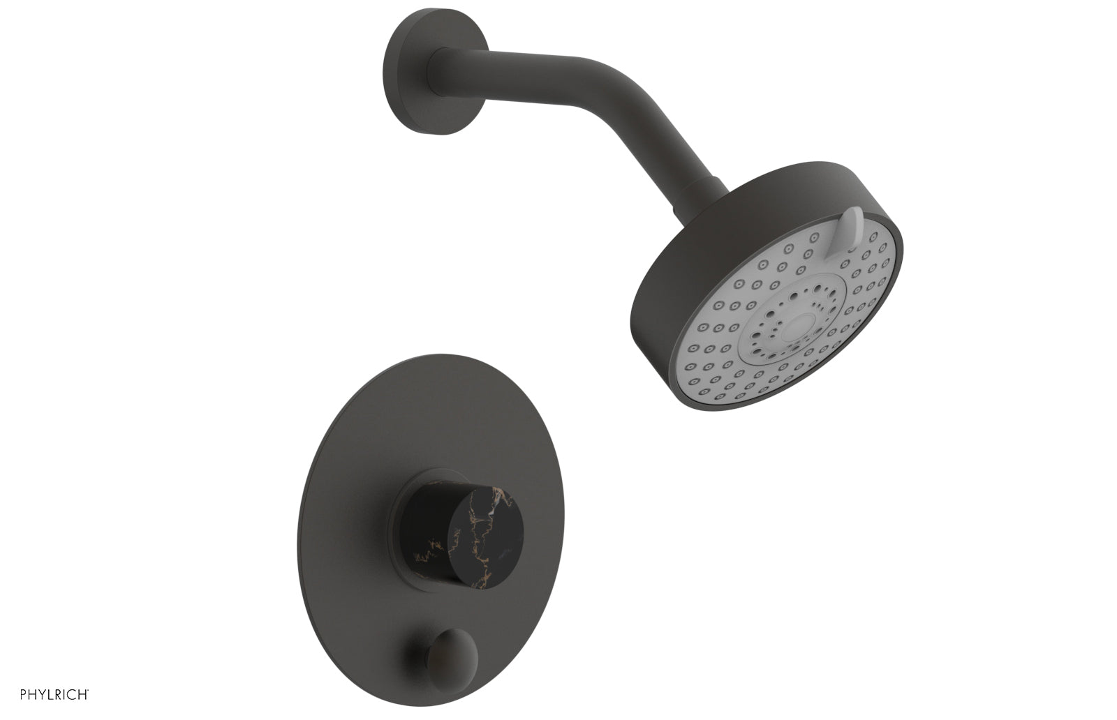 BASIC II Pressure Balance Shower and Diverter Set (Less Spout) 4-190