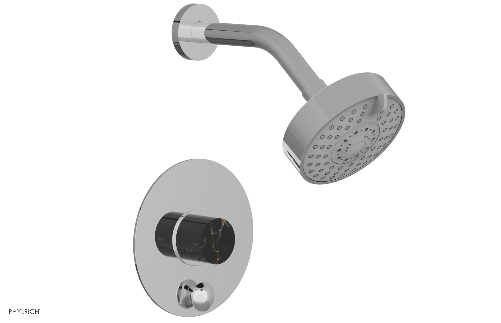 BASIC II Pressure Balance Shower and Diverter Set (Less Spout) 4-190