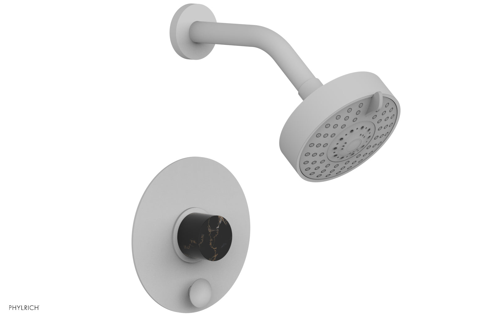 BASIC II Pressure Balance Shower and Diverter Set (Less Spout) 4-190