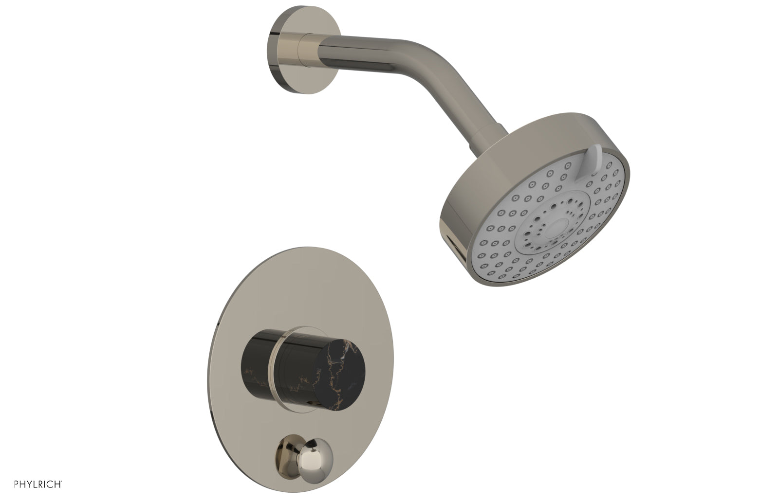 BASIC II Pressure Balance Shower and Diverter Set (Less Spout) 4-190