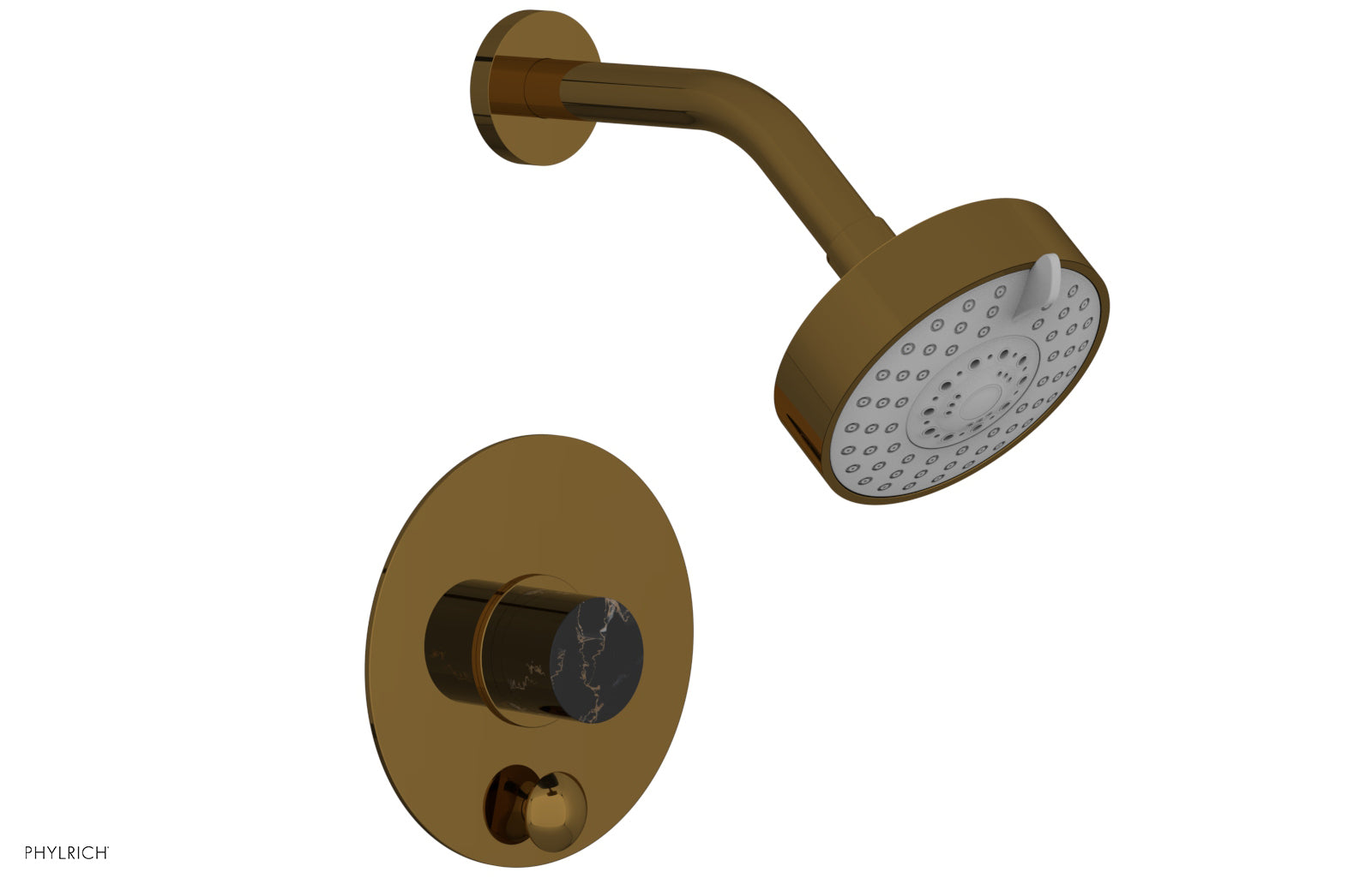 BASIC II Pressure Balance Shower and Diverter Set (Less Spout) 4-190