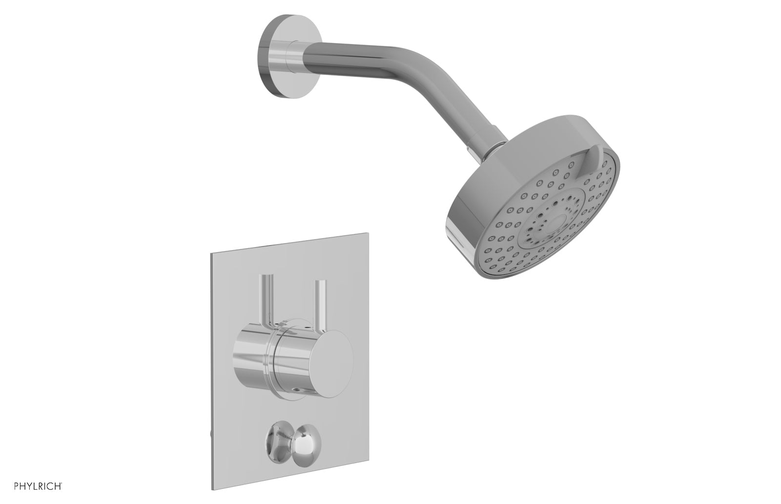 BASIC II Pressure Balance Shower and Diverter Set (Less Spout) 4-195