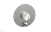 BASIC II Pressure Balance Shower Plate with Diverter and Handle Trim Set - White Marble 4-198