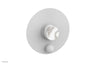 BASIC II Pressure Balance Shower Plate with Diverter and Handle Trim Set - White Marble 4-198