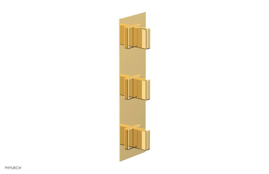 MIX Thermostatic Valve with Two Volume Control - Blade Handles 4-215