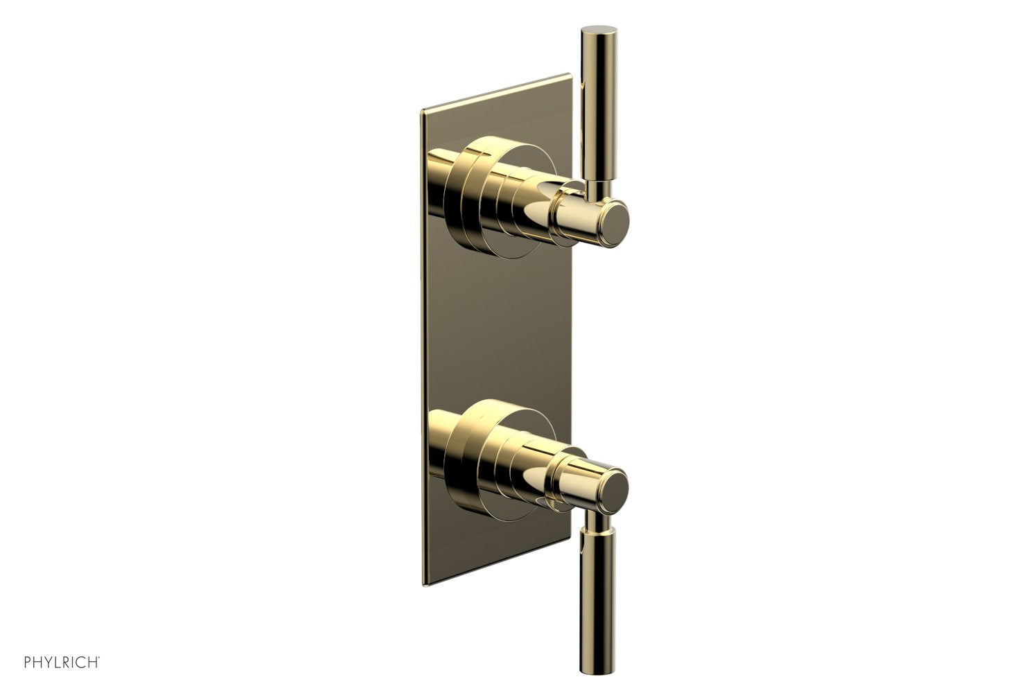 BASIC 1/2" Thermostatic Valve with Volume Control or Diverter Lever Handles 4-344