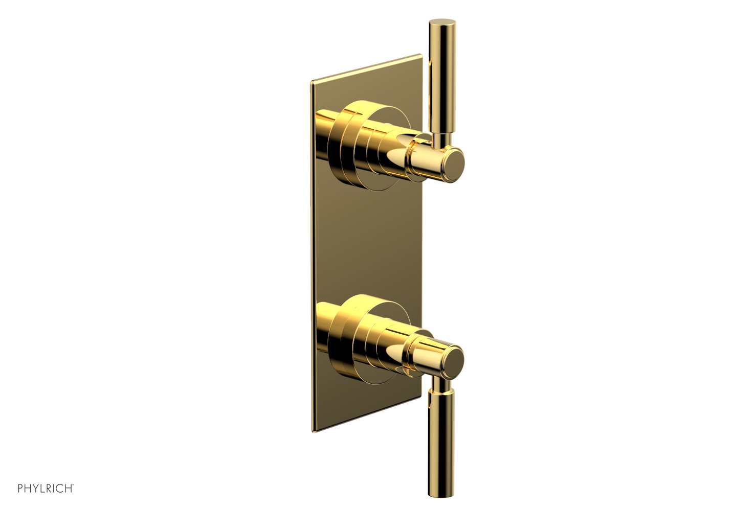 BASIC 1/2" Thermostatic Valve with Volume Control or Diverter Lever Handles 4-344