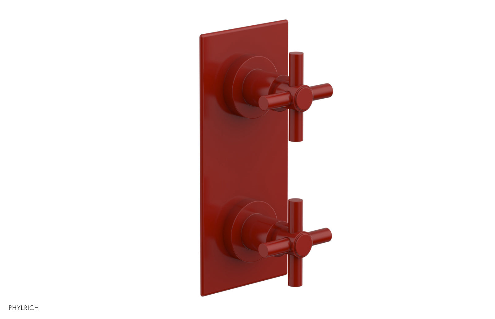 BASIC 1/2" Thermostatic Valve with Volume Control or Diverter Cross Handles 4-350