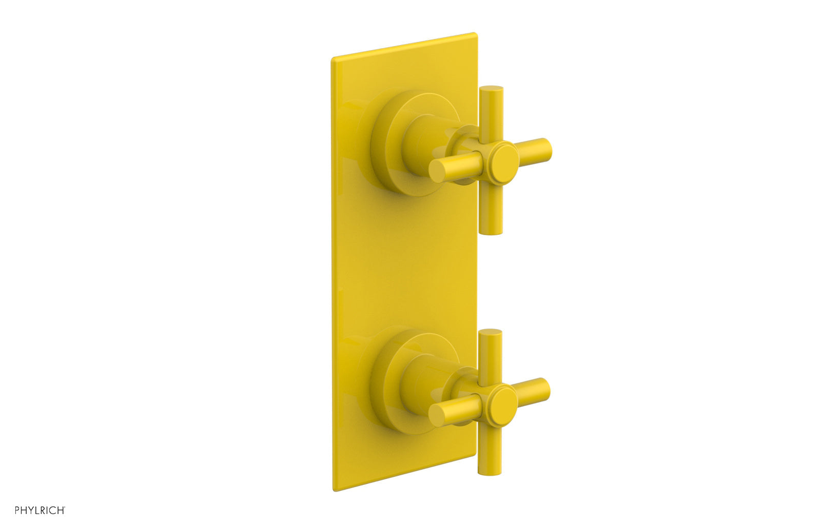 BASIC 1/2" Thermostatic Valve with Volume Control or Diverter Cross Handles 4-350