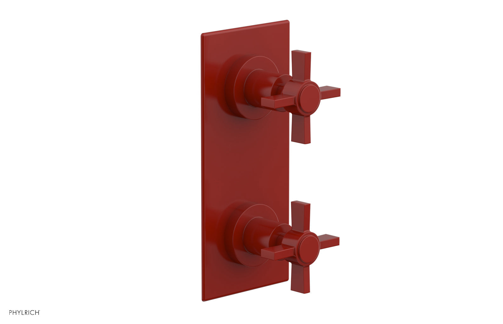 BASIC 1/2" Thermostatic Valve with Volume Control or Diverter Blade Cross Handles 4-356