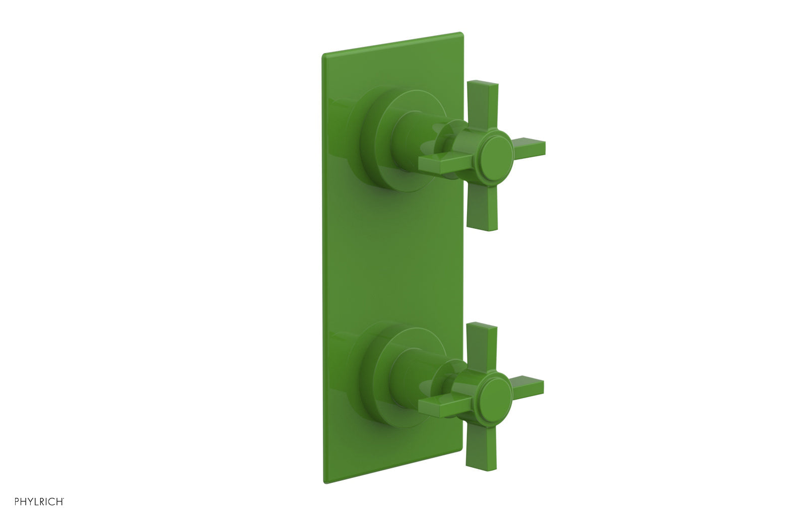 BASIC 1/2" Thermostatic Valve with Volume Control or Diverter Blade Cross Handles 4-356