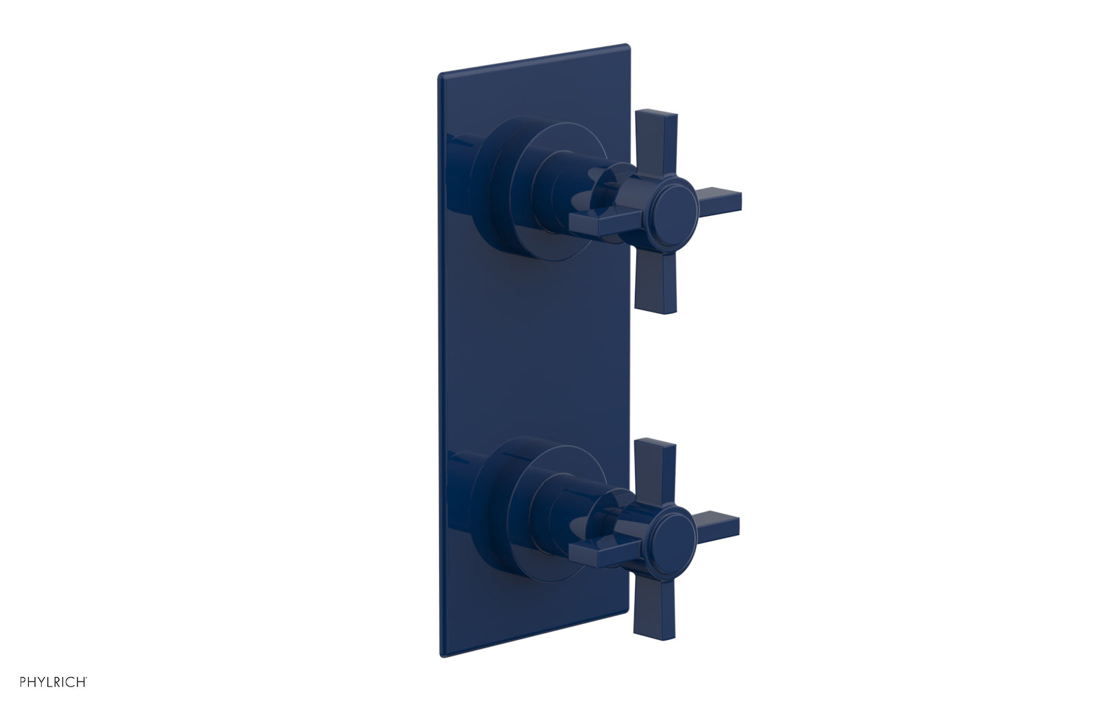 BASIC 1/2" Thermostatic Valve with Volume Control or Diverter Blade Cross Handles 4-356