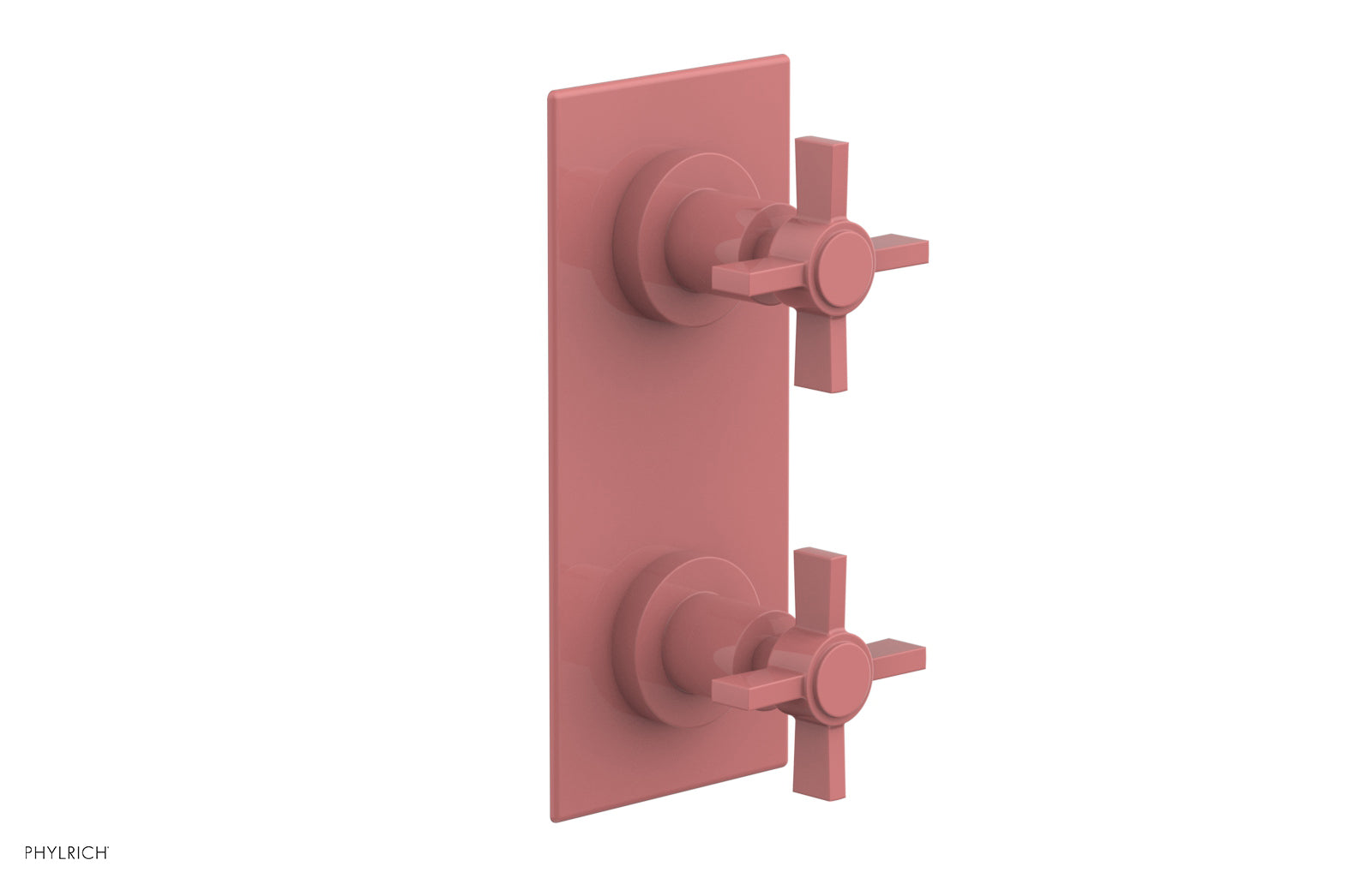 BASIC 1/2" Thermostatic Valve with Volume Control or Diverter Blade Cross Handles 4-356