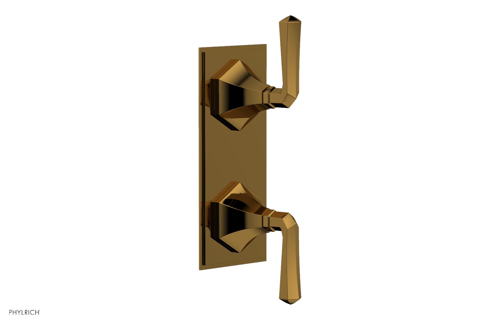 LE VERRE & LA CROSSE Thermostatic Valve with Volume Control or Diverter -  Lever Handles 4-386