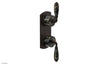 VALENCIA - Thermostatic Valve with Volume Control or Diverter, Black Marble Lever Handles 4-453C