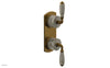 VALENCIA - Thermostatic Valve with Volume Control or Diverter, Beige Marble Lever Handles 4-453D