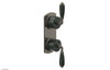 VALENCIA - Thermostatic Valve with Volume Control or Diverter, Green Marble Lever Handles 4-453F