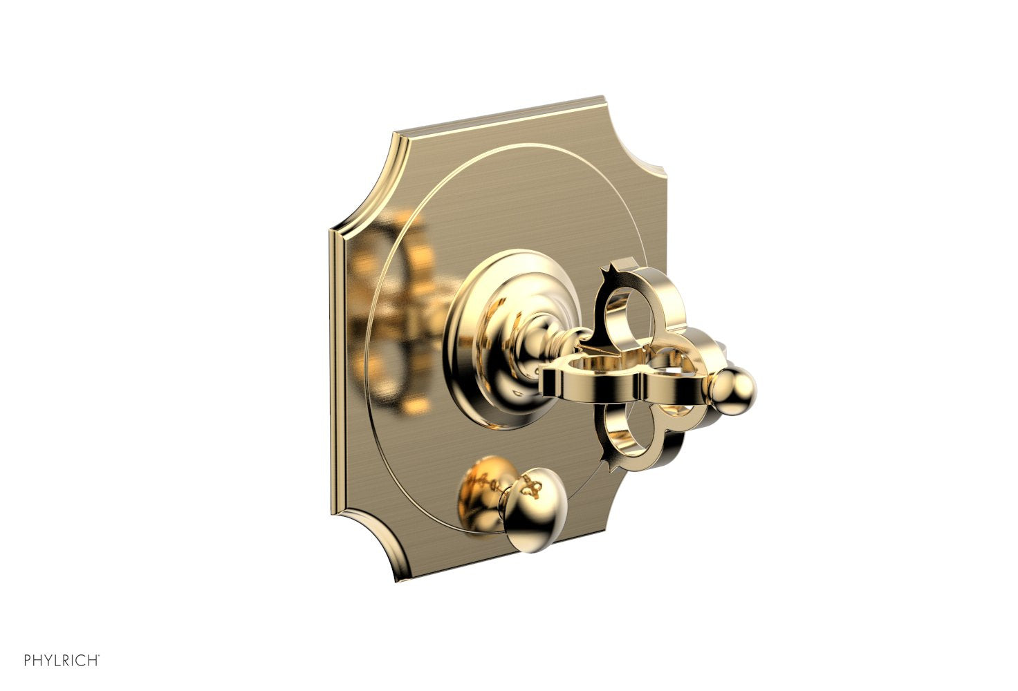 COURONNE Pressure Balance Shower Plate with Diverter and Handle Trim Set 4-473