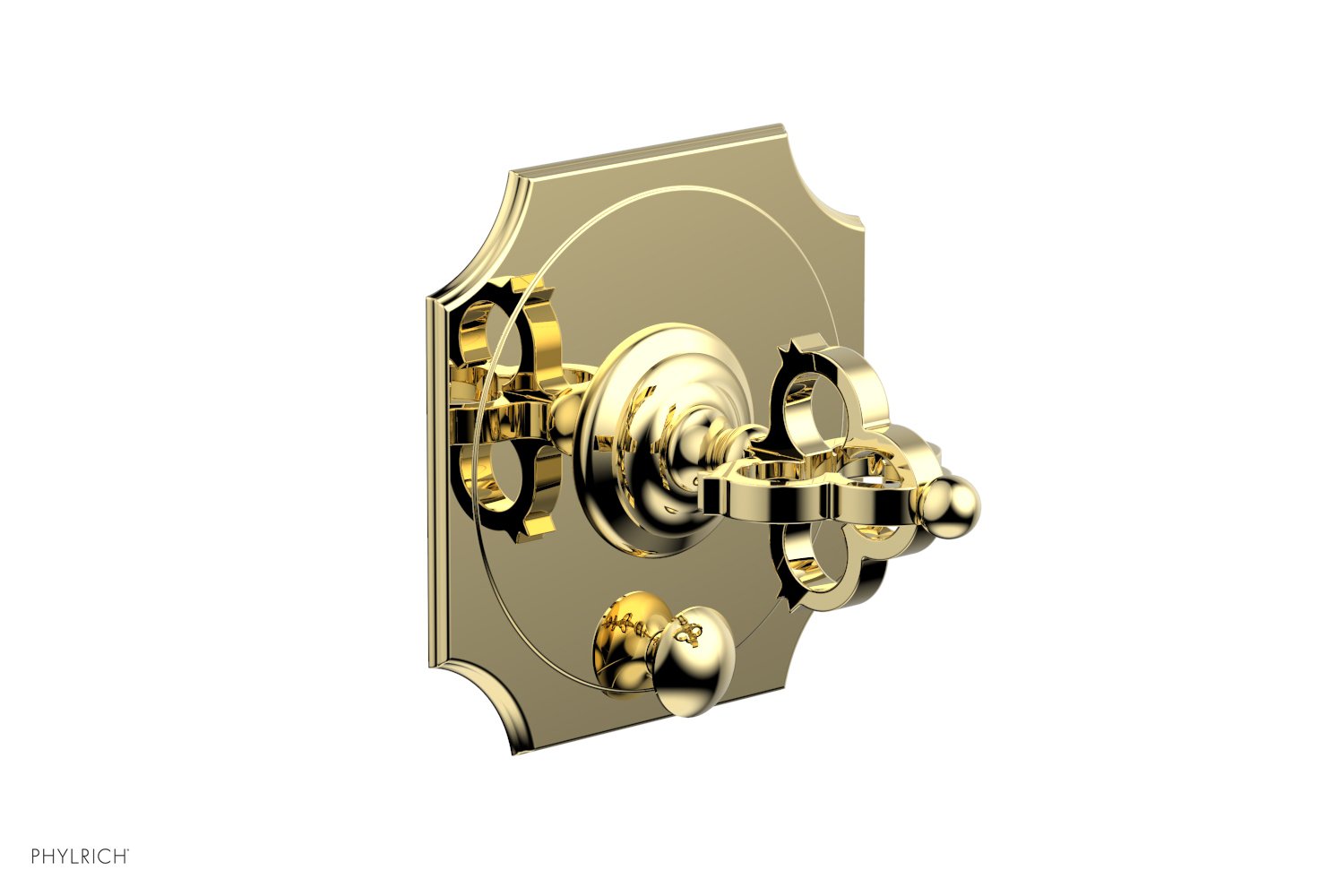 COURONNE Pressure Balance Shower Plate with Diverter and Handle Trim Set 4-473