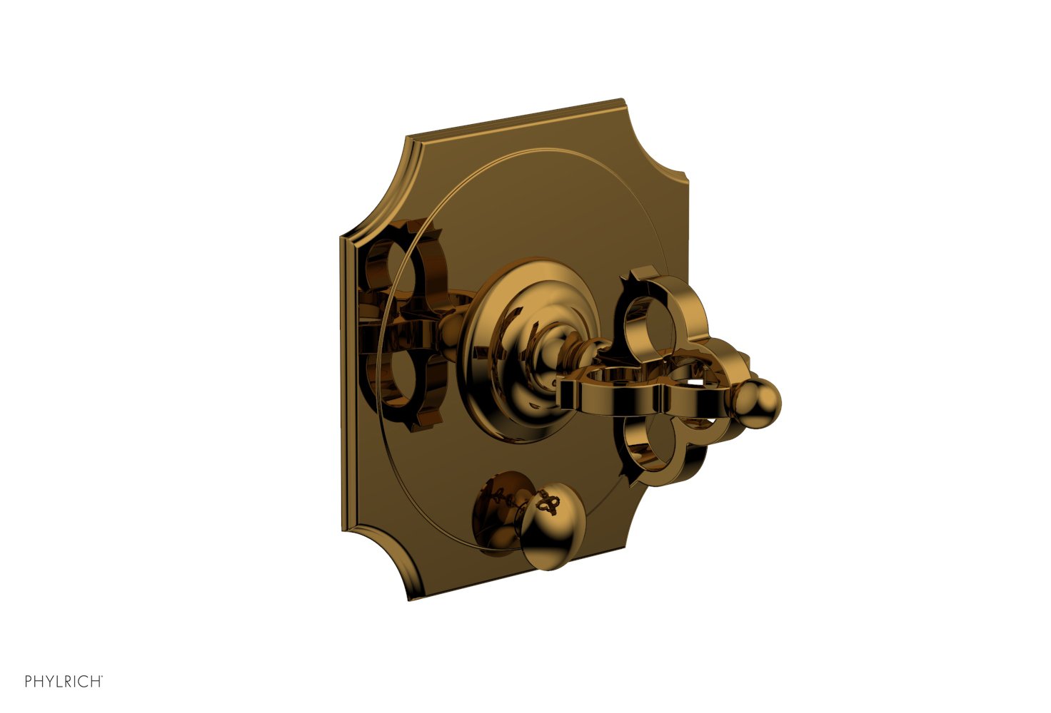 COURONNE Pressure Balance Shower Plate with Diverter and Handle Trim Set 4-473