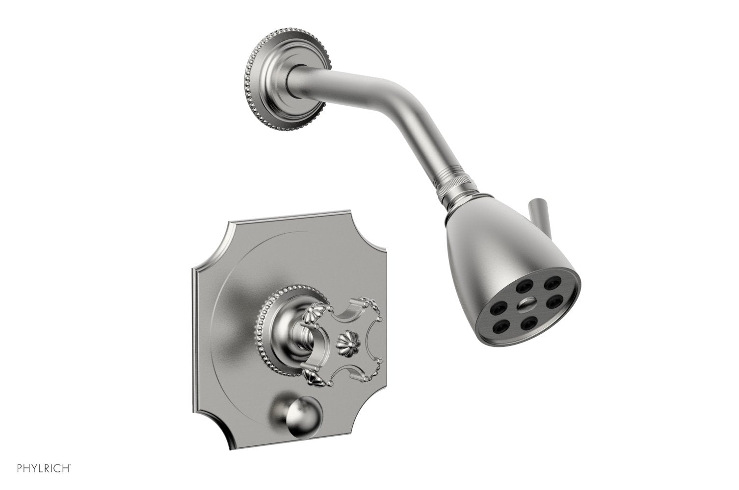 MARVELLE Pressure Balance Shower and Diverter Set (Less Spout), Cross Handle 4-477