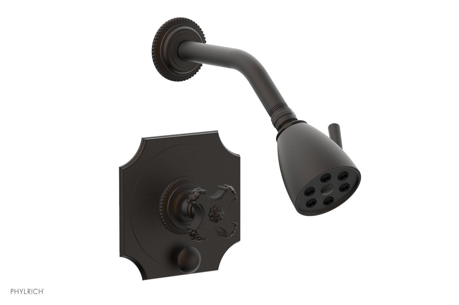 MARVELLE Pressure Balance Shower and Diverter Set (Less Spout), Cross Handle 4-477
