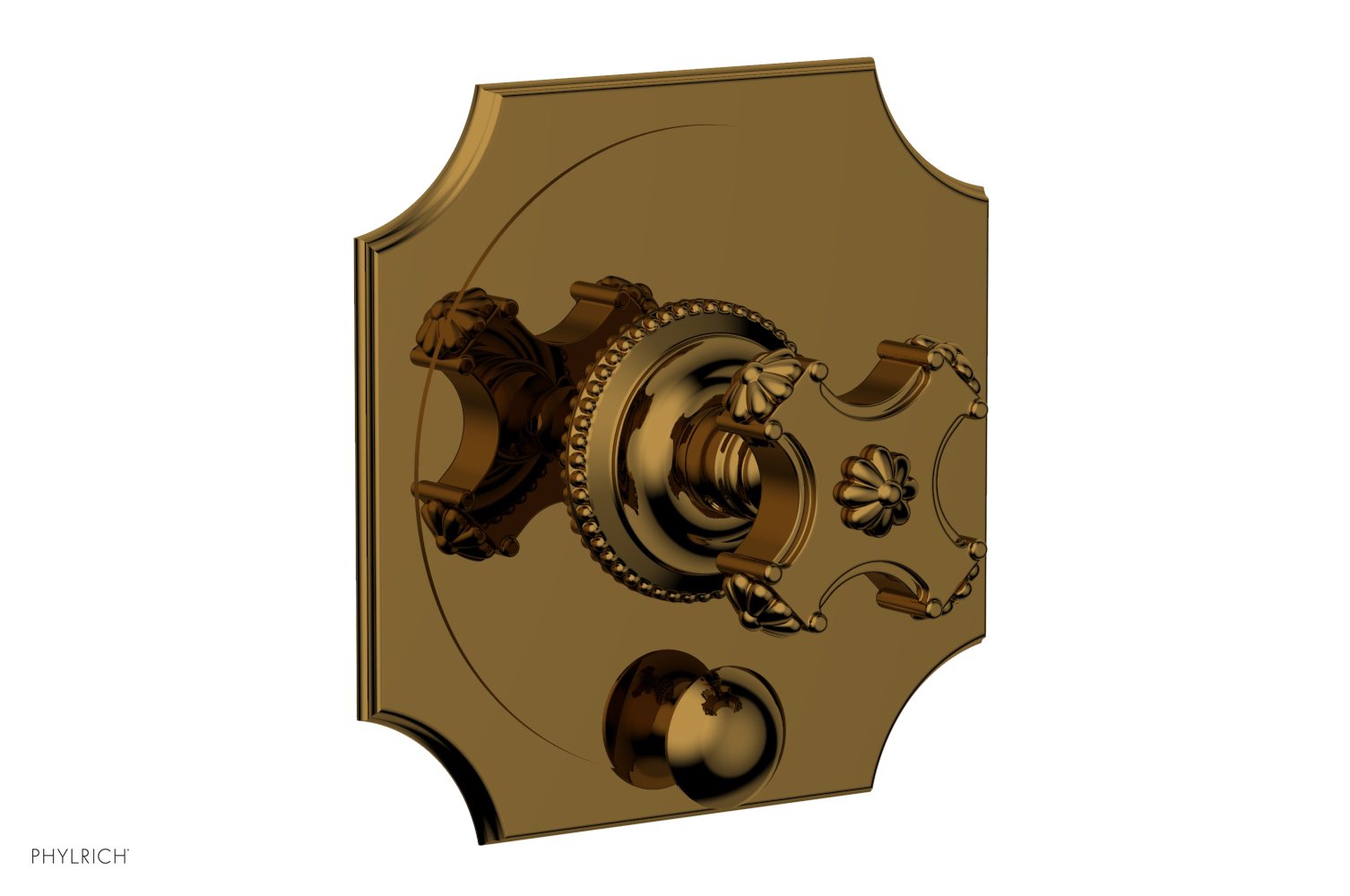 MARVELLE Pressure Balance Shower Plate with Diverter and Handle Trim Set 4-479