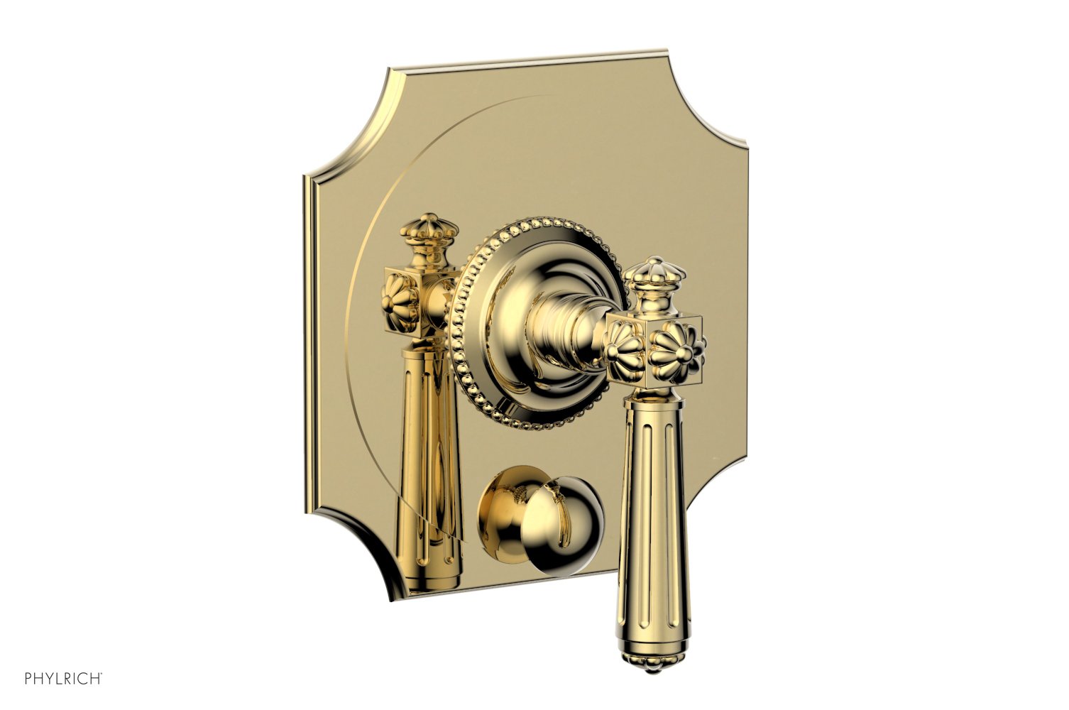 MARVELLE Pressure Balance Shower Plate with Diverter and Handle Trim Set 4-480