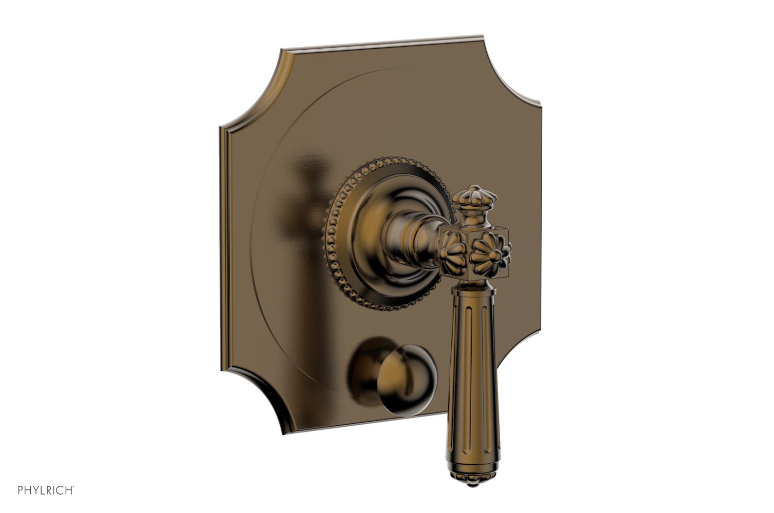 MARVELLE Pressure Balance Shower Plate with Diverter and Handle Trim Set 4-480