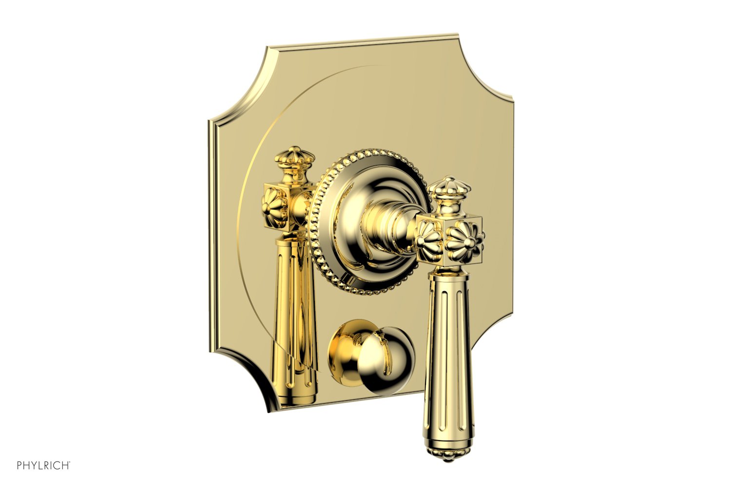 MARVELLE Pressure Balance Shower Plate with Diverter and Handle Trim Set 4-480