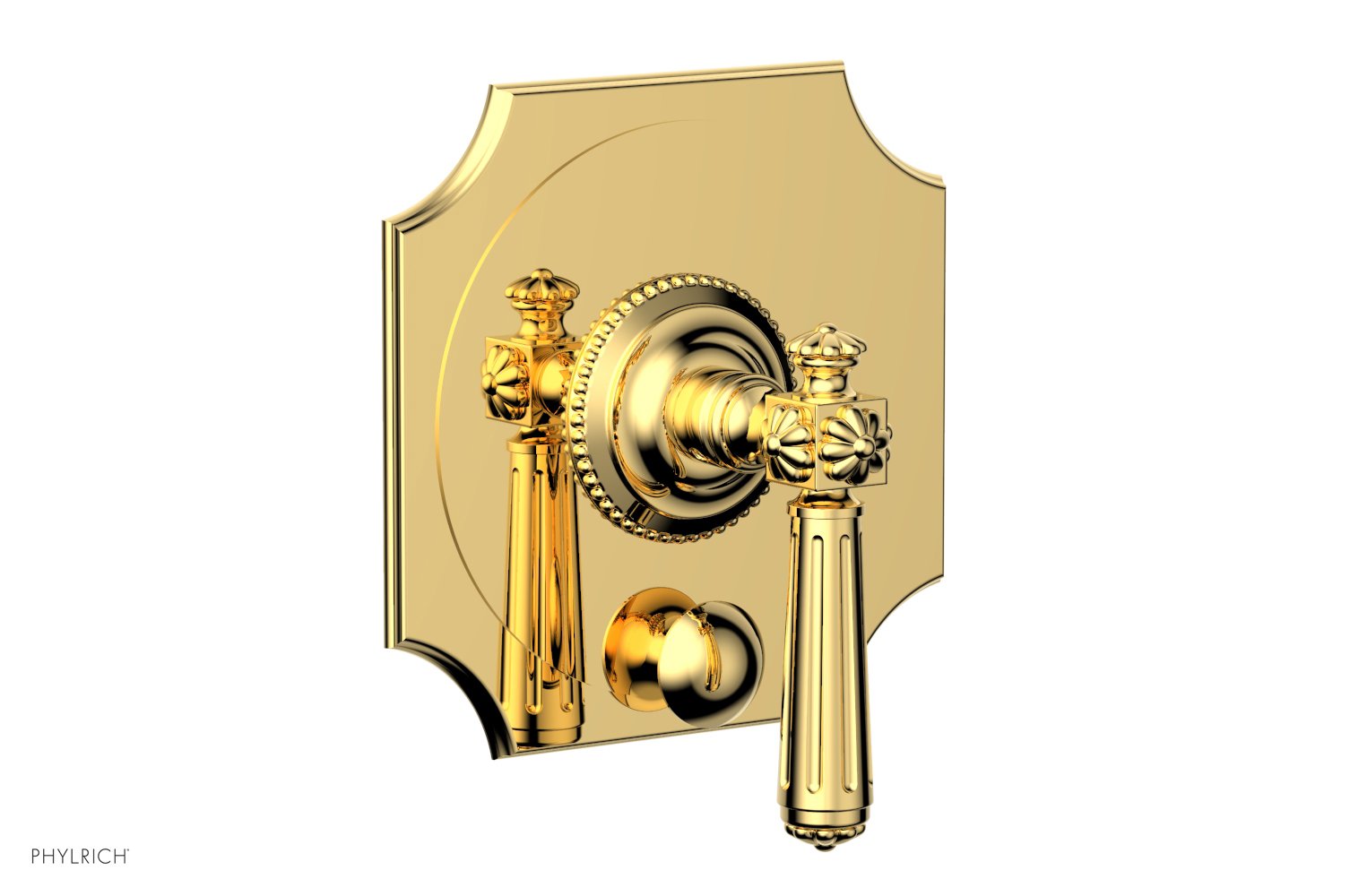 MARVELLE Pressure Balance Shower Plate with Diverter and Handle Trim Set 4-480