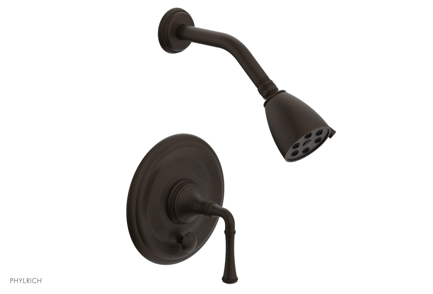 BEADED Pressure Balance Shower and Diverter Set (Less Spout), Lever Handle 4-481