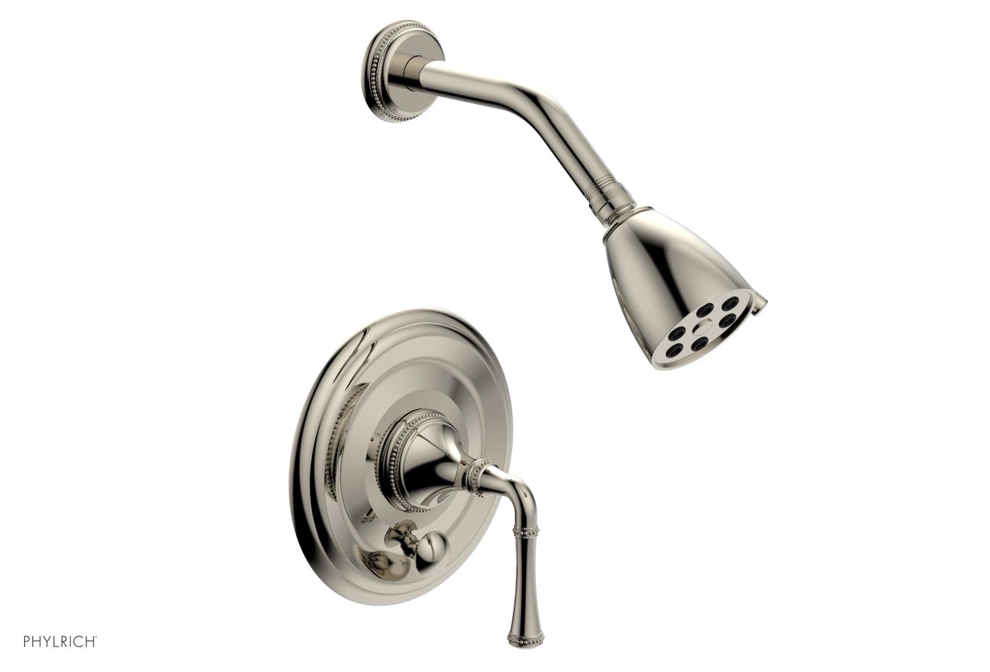 BEADED Pressure Balance Shower and Diverter Set (Less Spout), Lever Handle 4-481