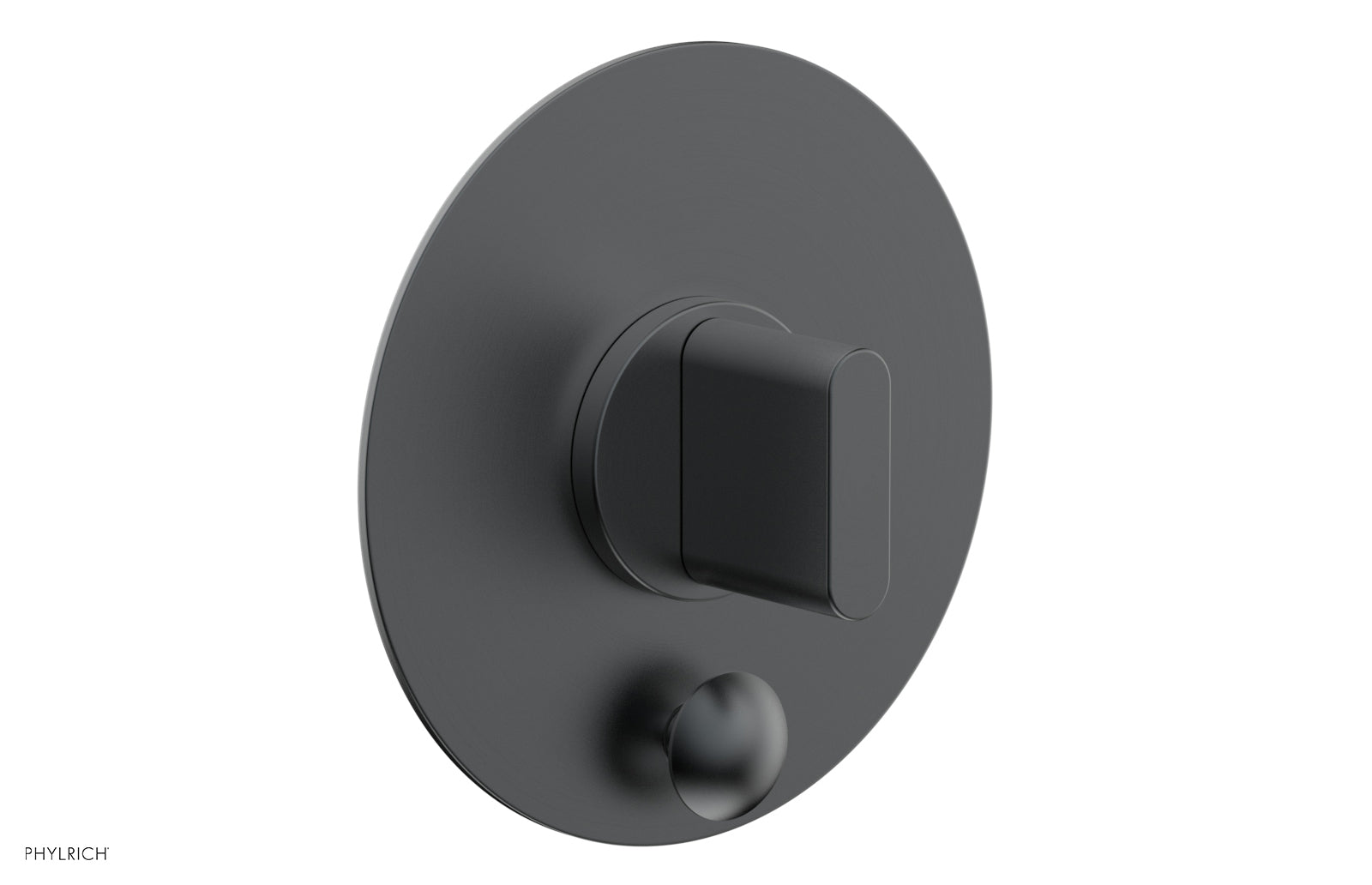 ROND Pressure Balance Shower Plate with Diverter and Handle Trim Set 4-553