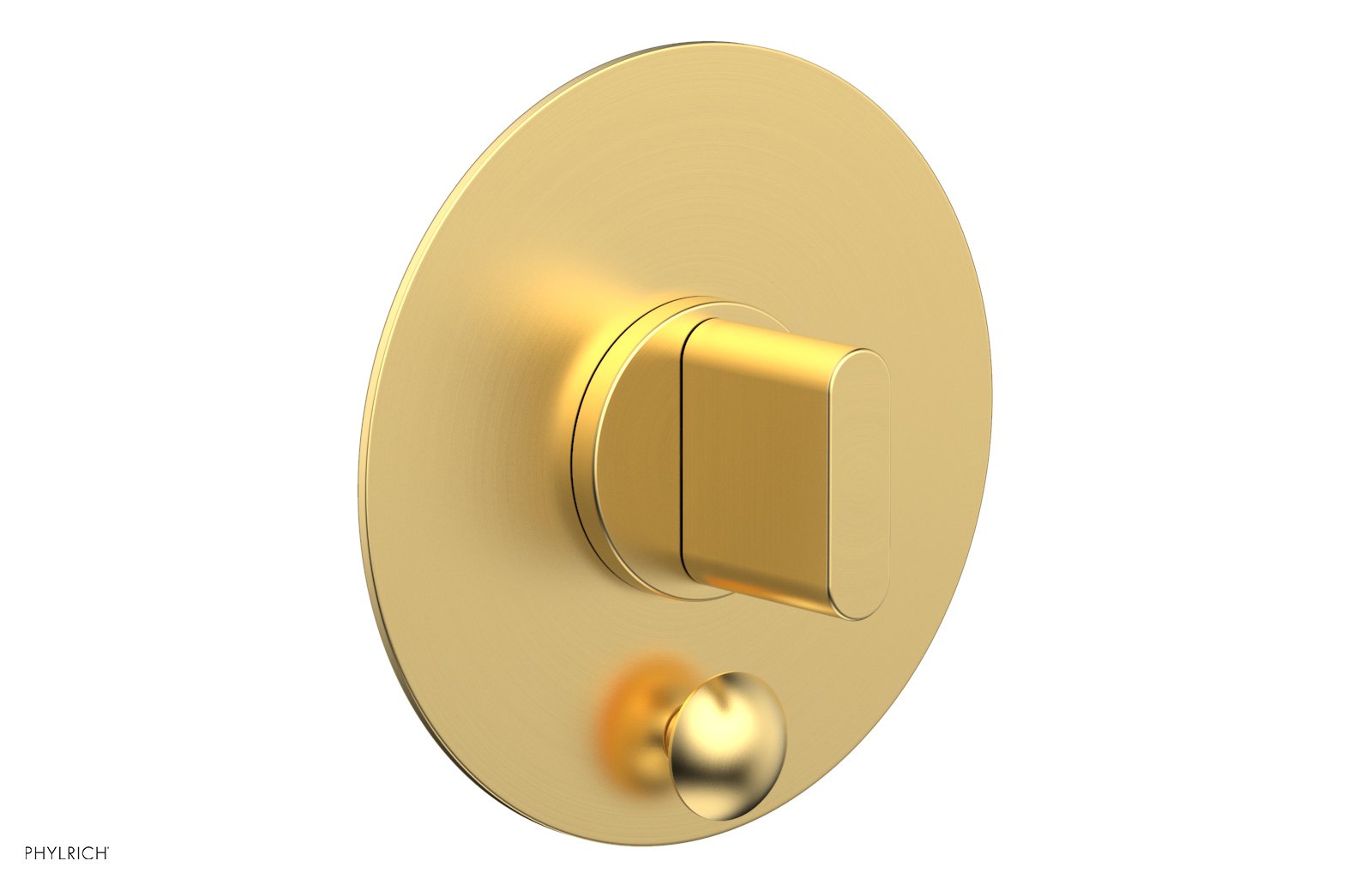 ROND Pressure Balance Shower Plate with Diverter and Handle Trim Set 4-553