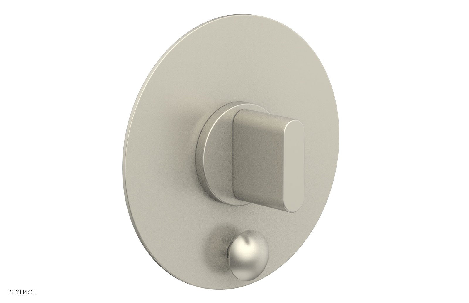ROND Pressure Balance Shower Plate with Diverter and Handle Trim Set 4-553