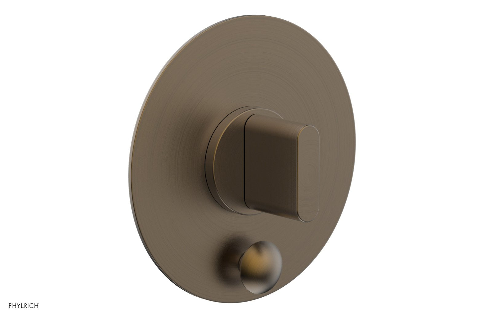 ROND Pressure Balance Shower Plate with Diverter and Handle Trim Set 4-553