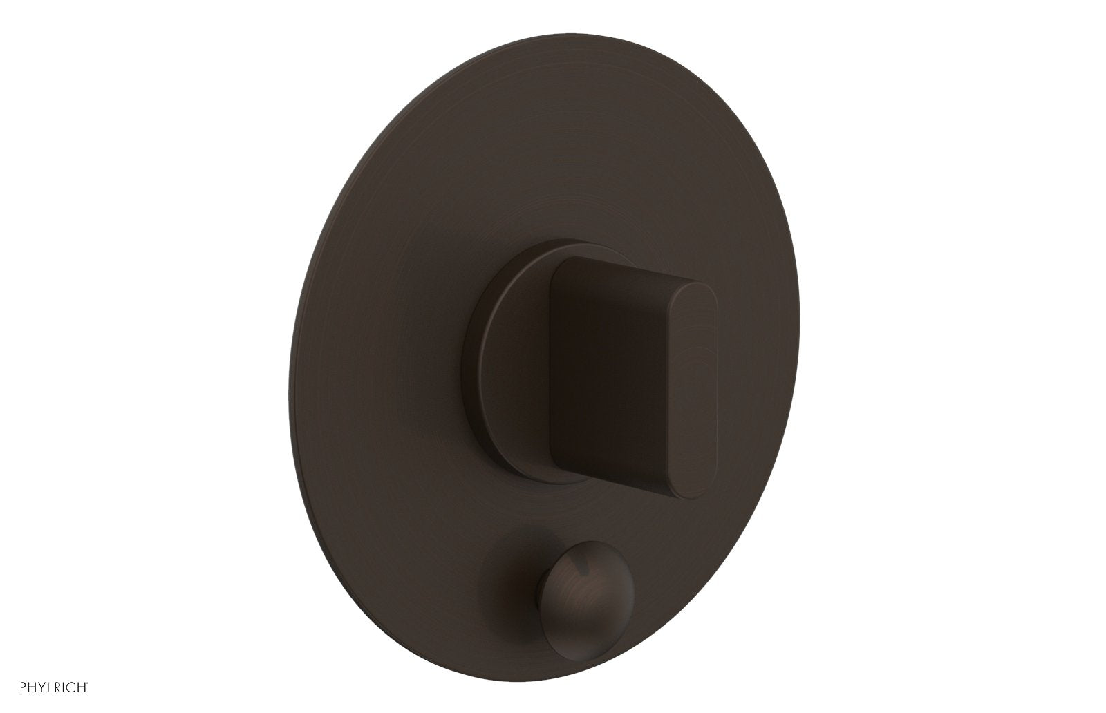 ROND Pressure Balance Shower Plate with Diverter and Handle Trim Set 4-553