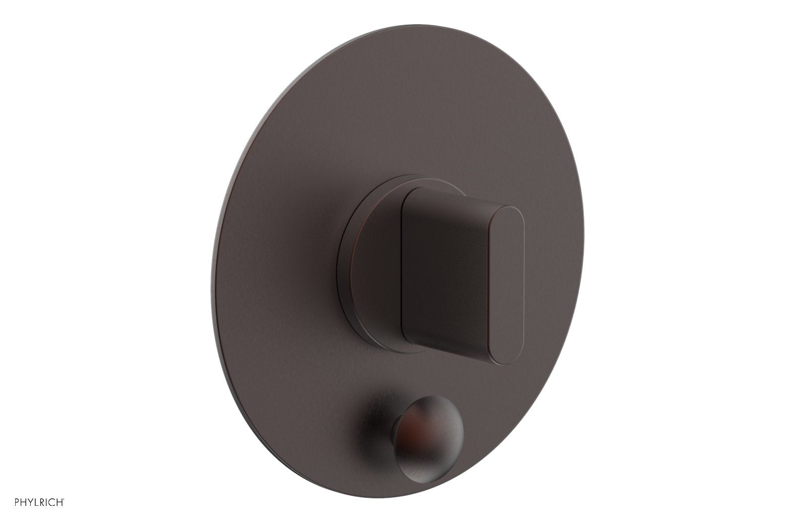 ROND Pressure Balance Shower Plate with Diverter and Handle Trim Set 4-553