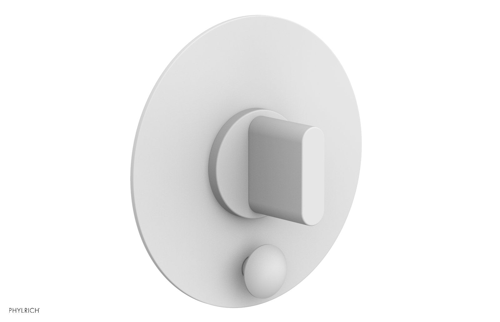 ROND Pressure Balance Shower Plate with Diverter and Handle Trim Set 4-553