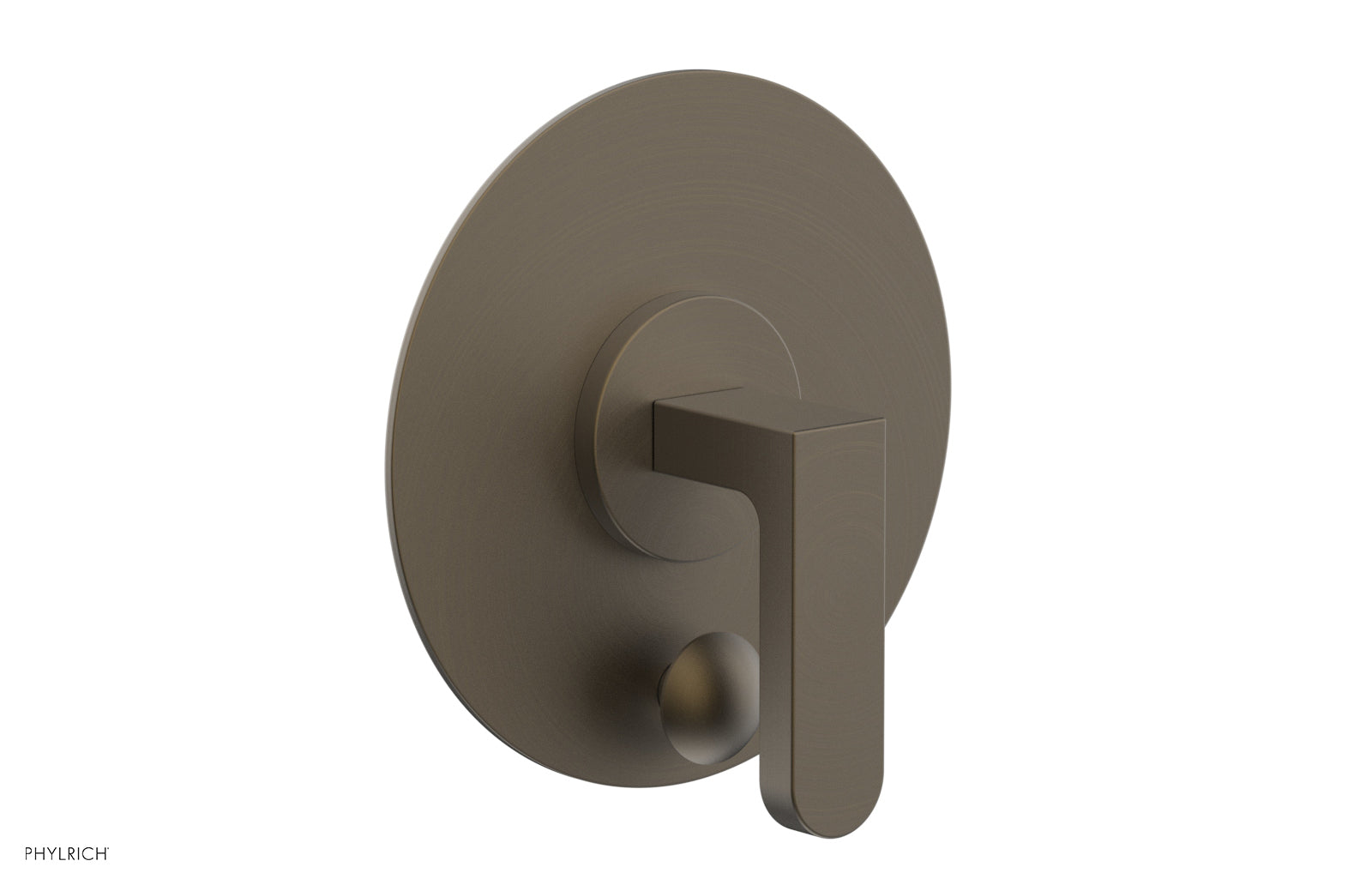 ROND Pressure Balance Shower Plate with Diverter and Handle Trim Set 4-554