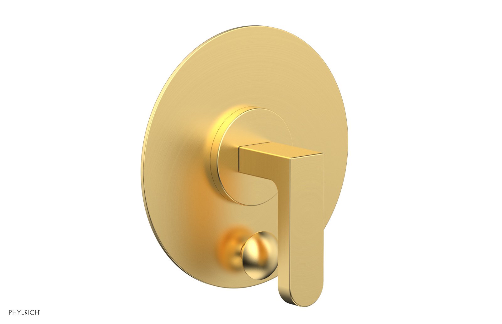 ROND Pressure Balance Shower Plate with Diverter and Handle Trim Set 4-554