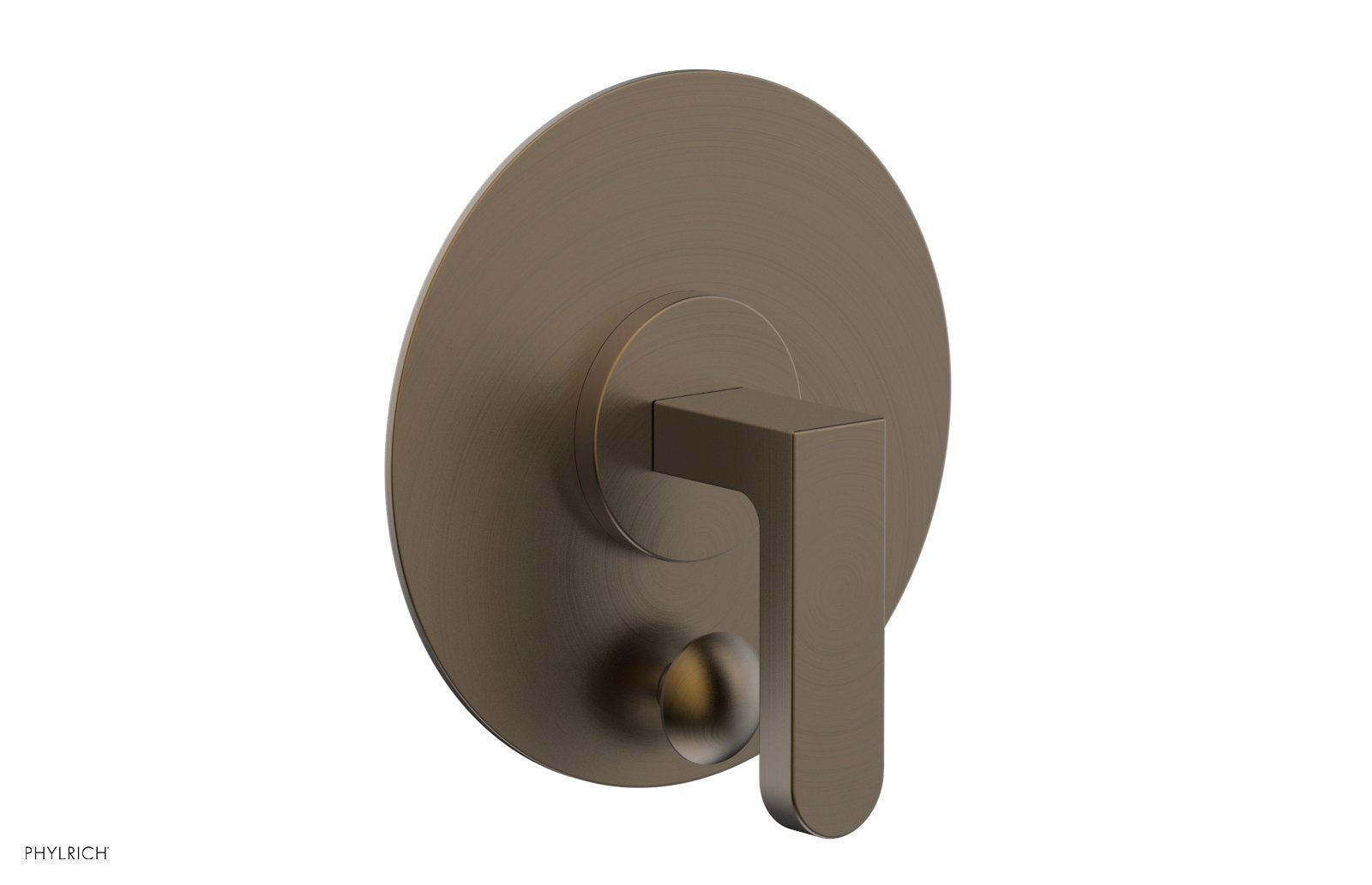 ROND Pressure Balance Shower Plate with Diverter and Handle Trim Set 4-554