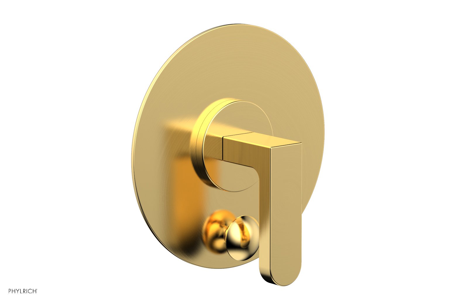 ROND Pressure Balance Shower Plate with Diverter and Handle Trim Set 4-554