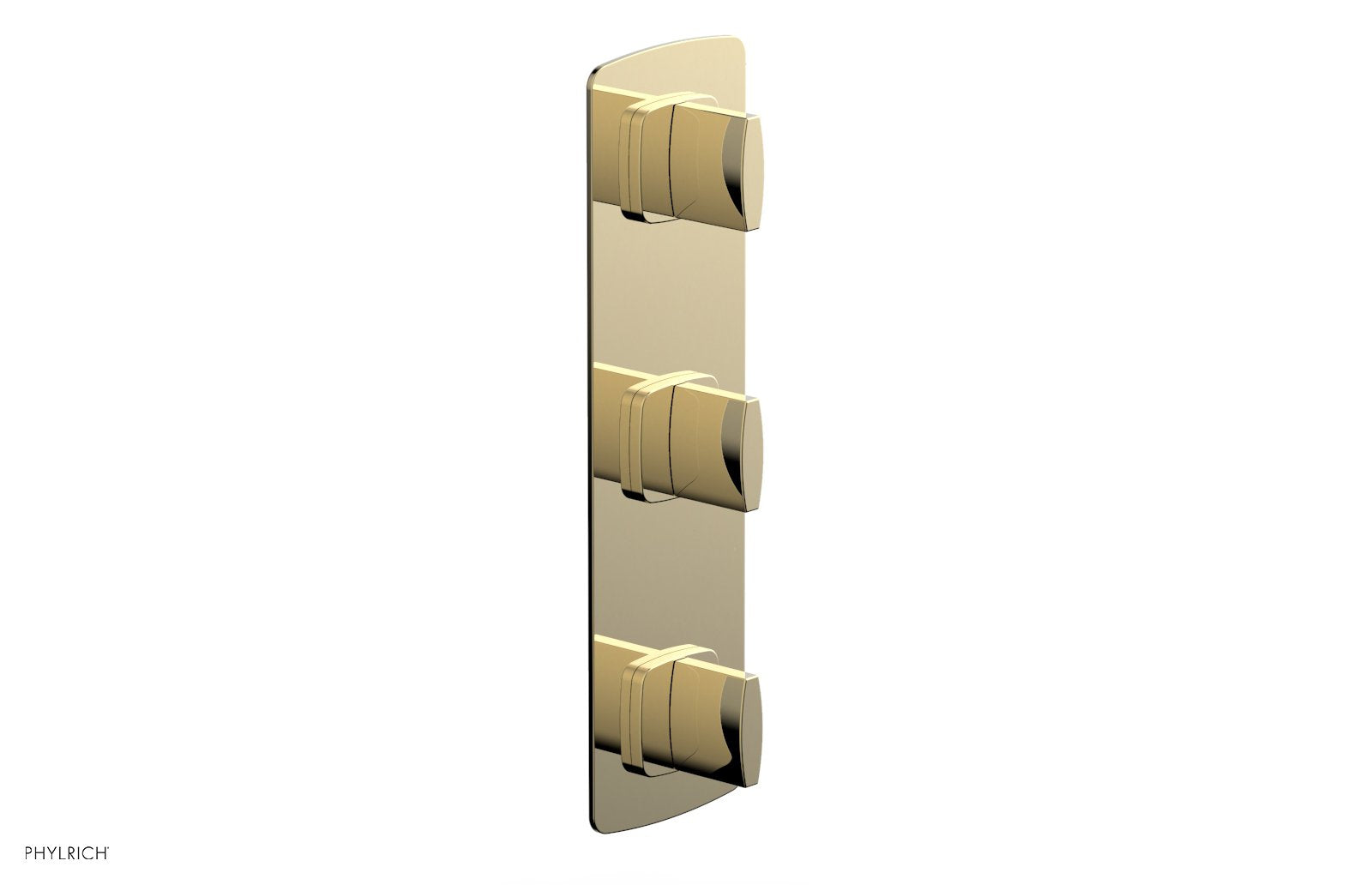 RADI 1/2" Thermostatic Valve with Two Volume Control, Blade Handles 4-555