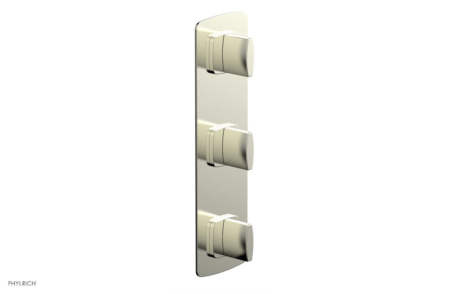 RADI 1/2" Thermostatic Valve with Two Volume Control, Blade Handles 4-555