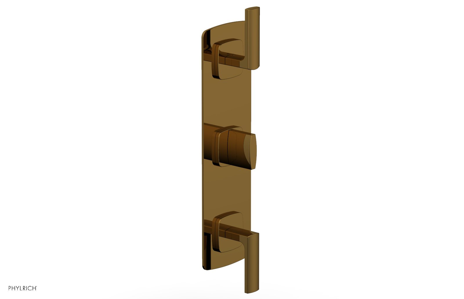 RADI 1/2" Thermostatic Valve with Two Volume Control, Lever Handles 4-556