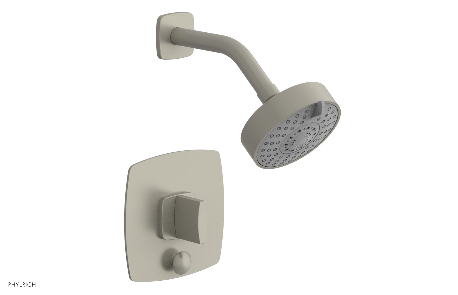 RADI Pressure Balance Shower and Diverter Set (Less Spout), Blade Handle 4-557
